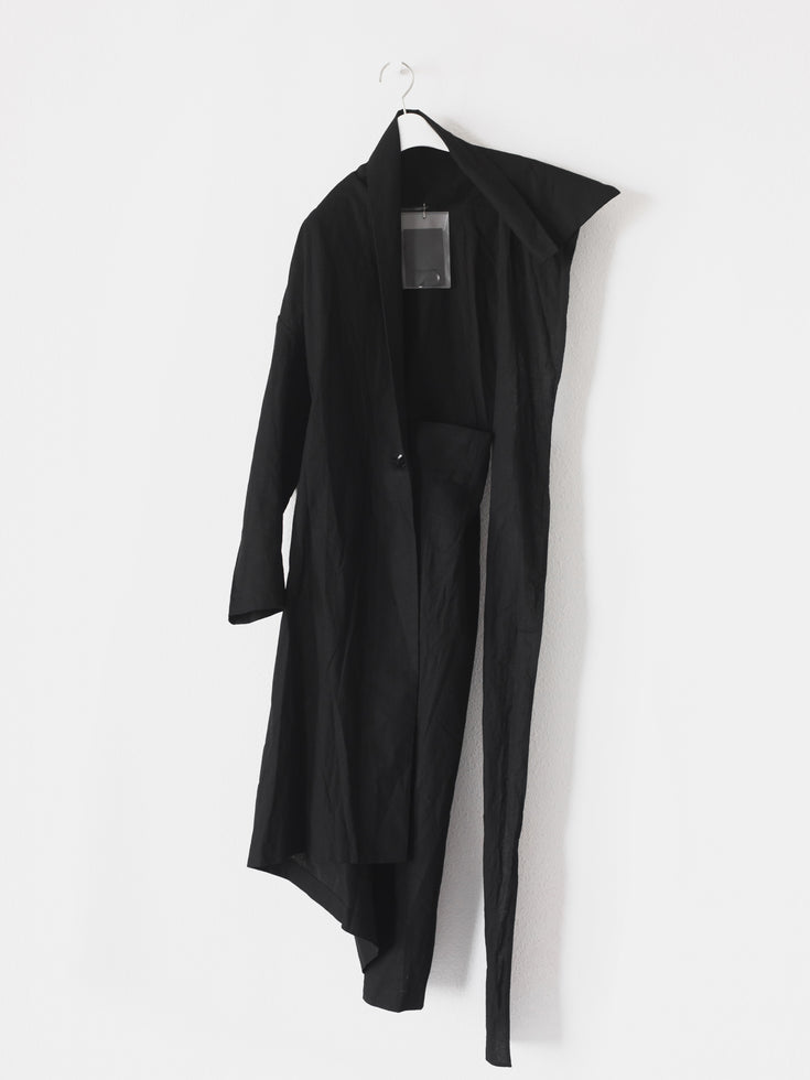 Yohji Yamamoto SS17 Stole Wrap Deconstructed Coat