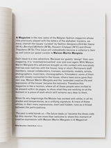 Maison Martin Margiela A Magazine No. 1 Margiela