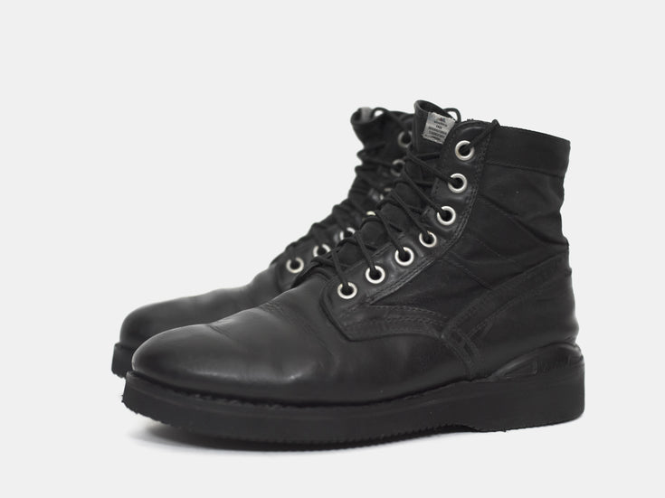 Visvim 7 Hole 73-Folk Black Overdye Boots