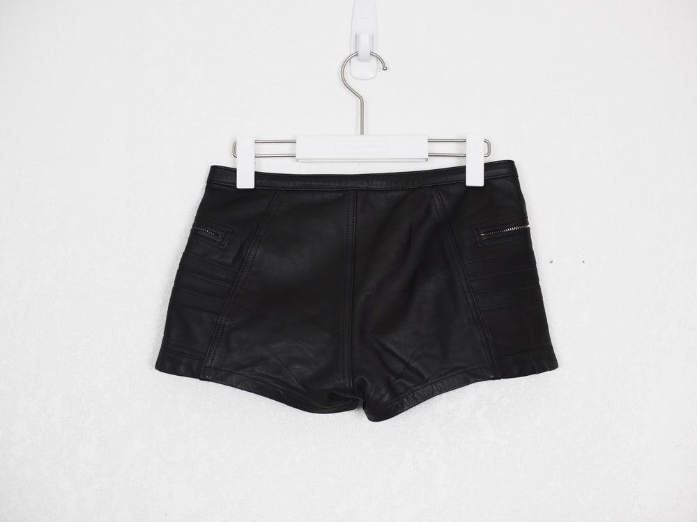 Blackmeans Calf Leather Shorts
