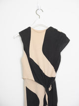 Helmut Lang SS05 Asymmetric Twisted Dress