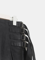 Ann Demeulemeester SS03 Leather Strap Skirt