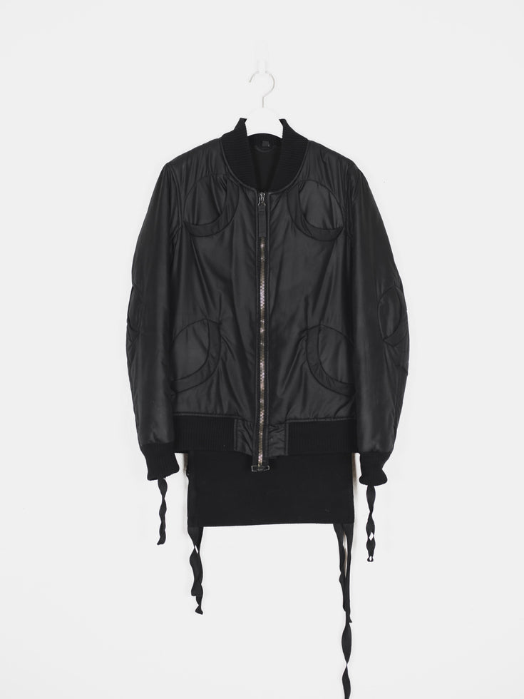 Helmut Lang AW03 Bondage Strap Four Pocket MA-1 Bomber