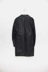 Helmut Lang 00s Leather Chesterfield
