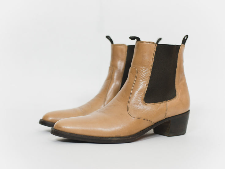 Helmut Lang Cuban Heel Chelsea Boots