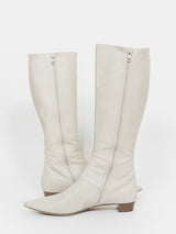 Helmut Lang Knee High Leather Boots