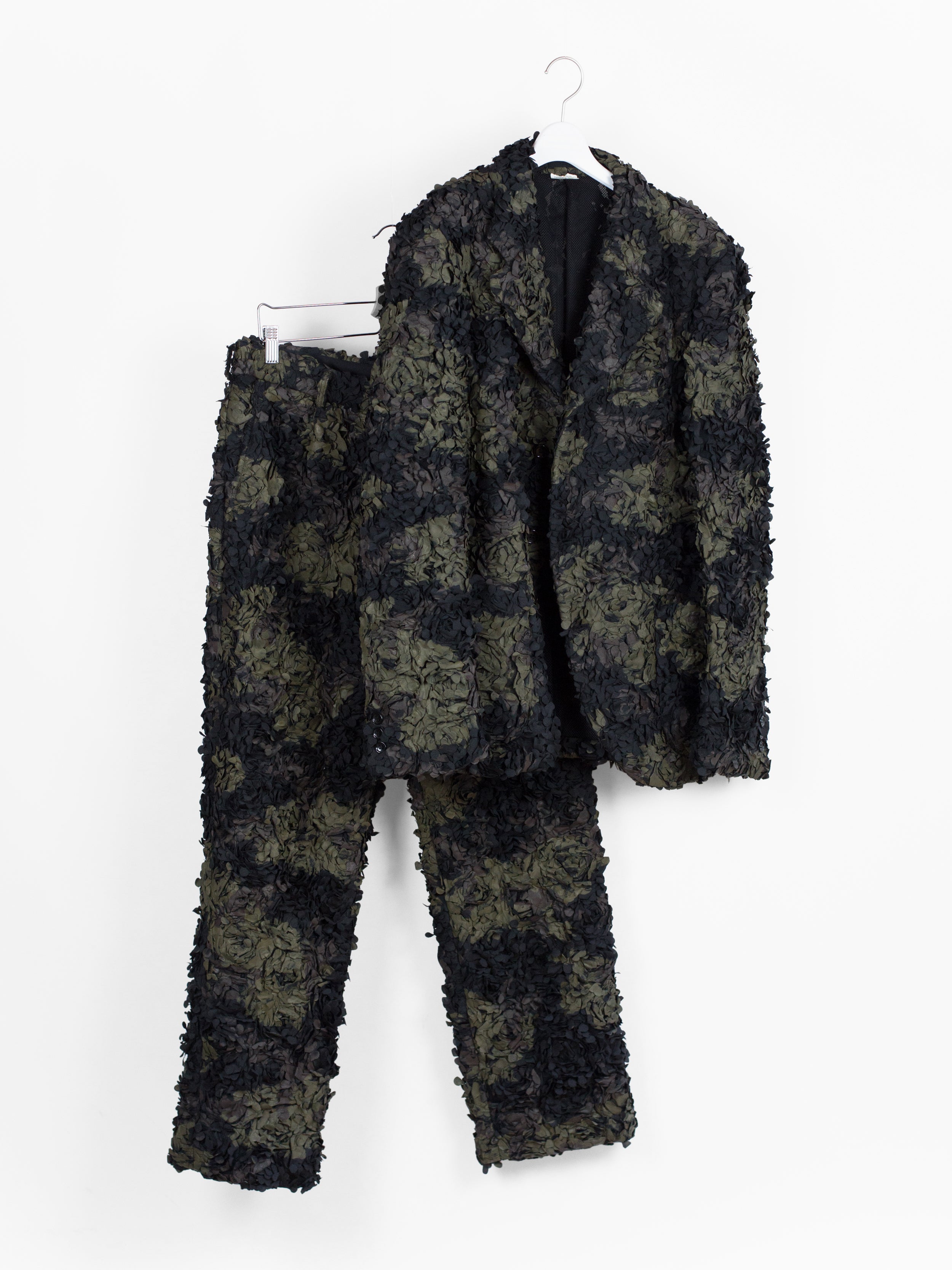 20-60代 人気ファッションブランド Comme des HUIBEN – Suit Foliage Painted SS19 Plus Homme Garçons スーツ