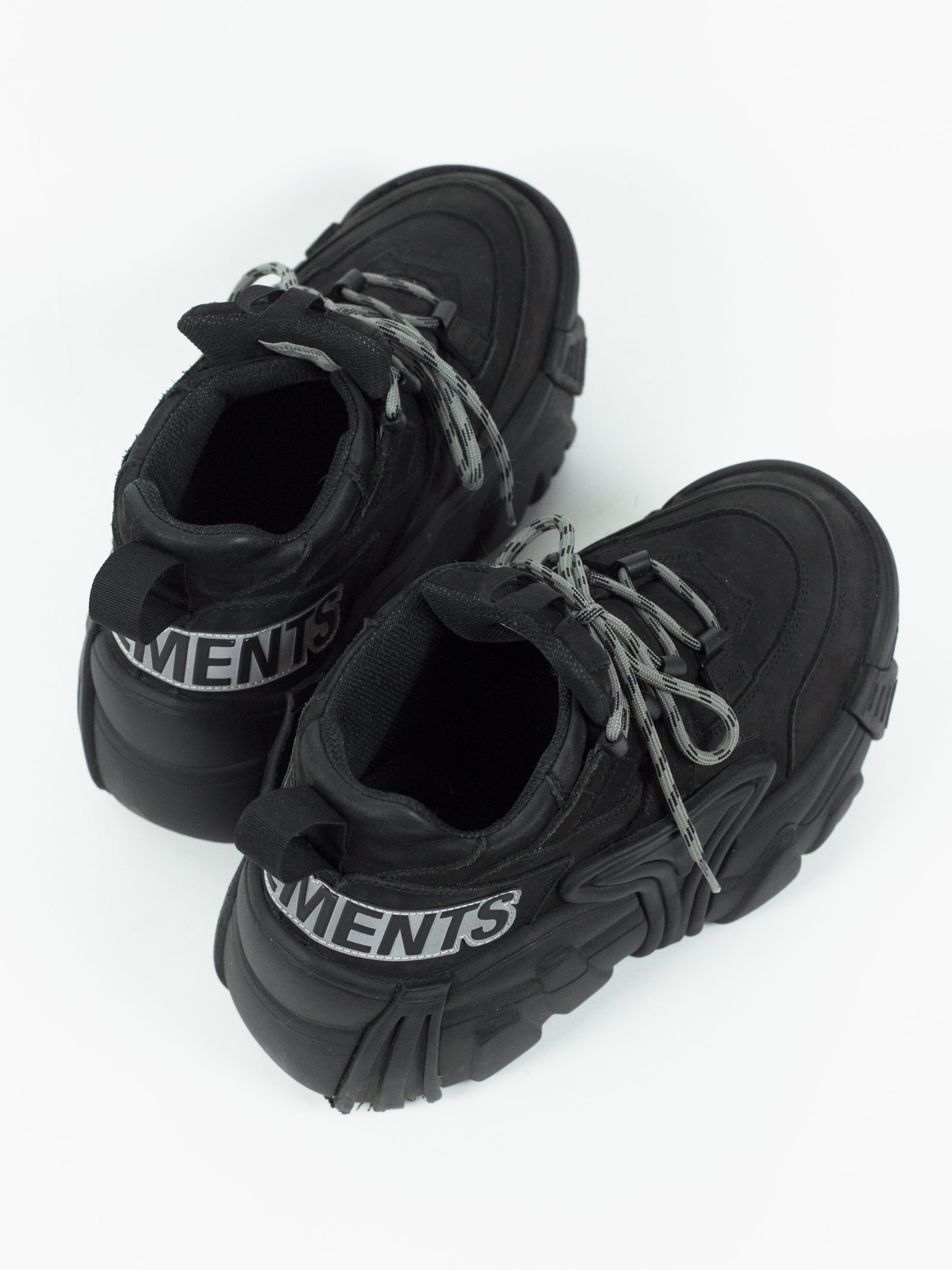 Vetements x Swear Beige Nubuck Platform Sneakers Size 42 Vetements