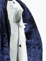 Kozaburo AW19 Bonded Velour Double Breasted Coat