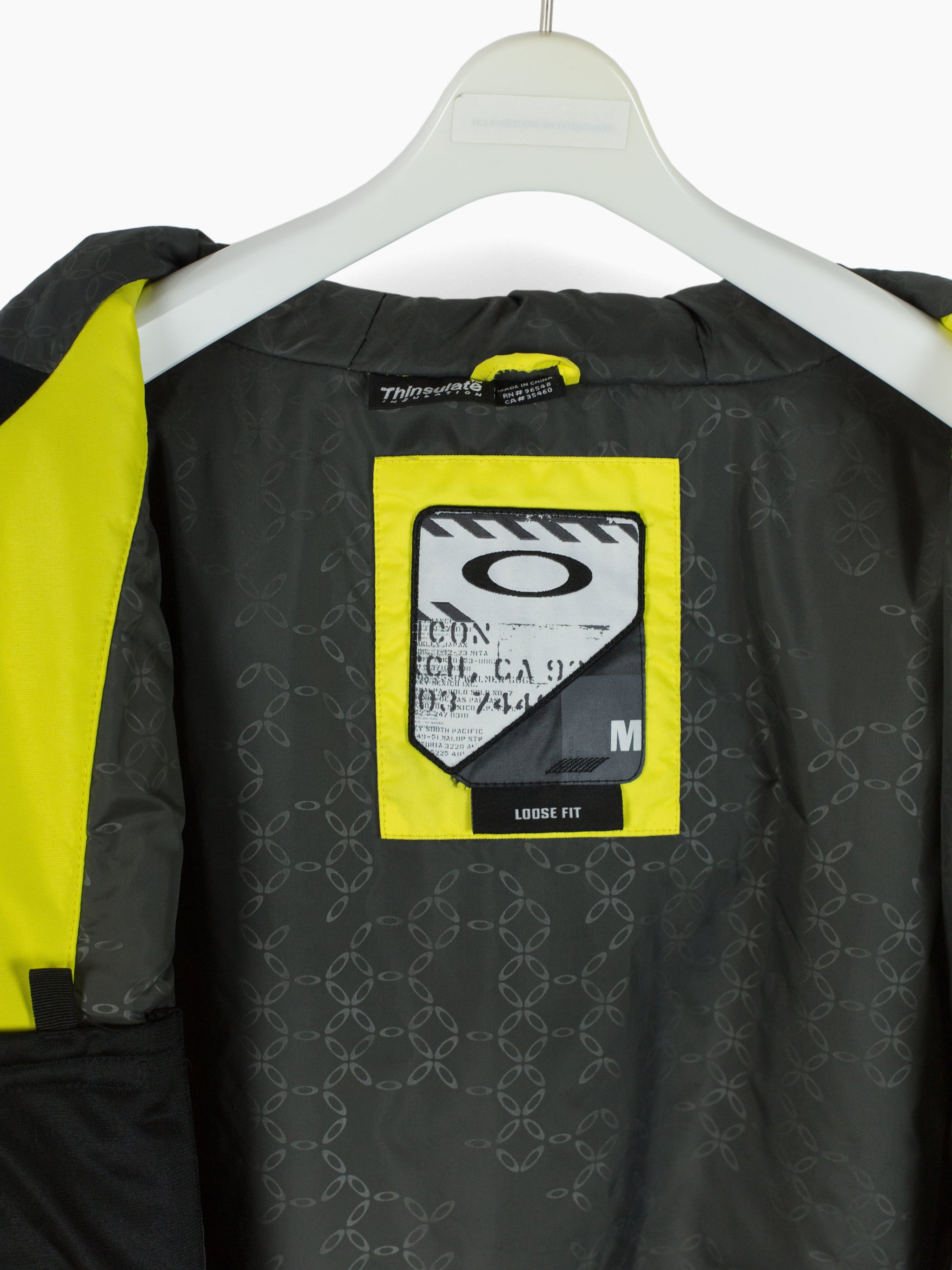 Oakley s Yellow Vented Snowboard Jacket – HUIBEN