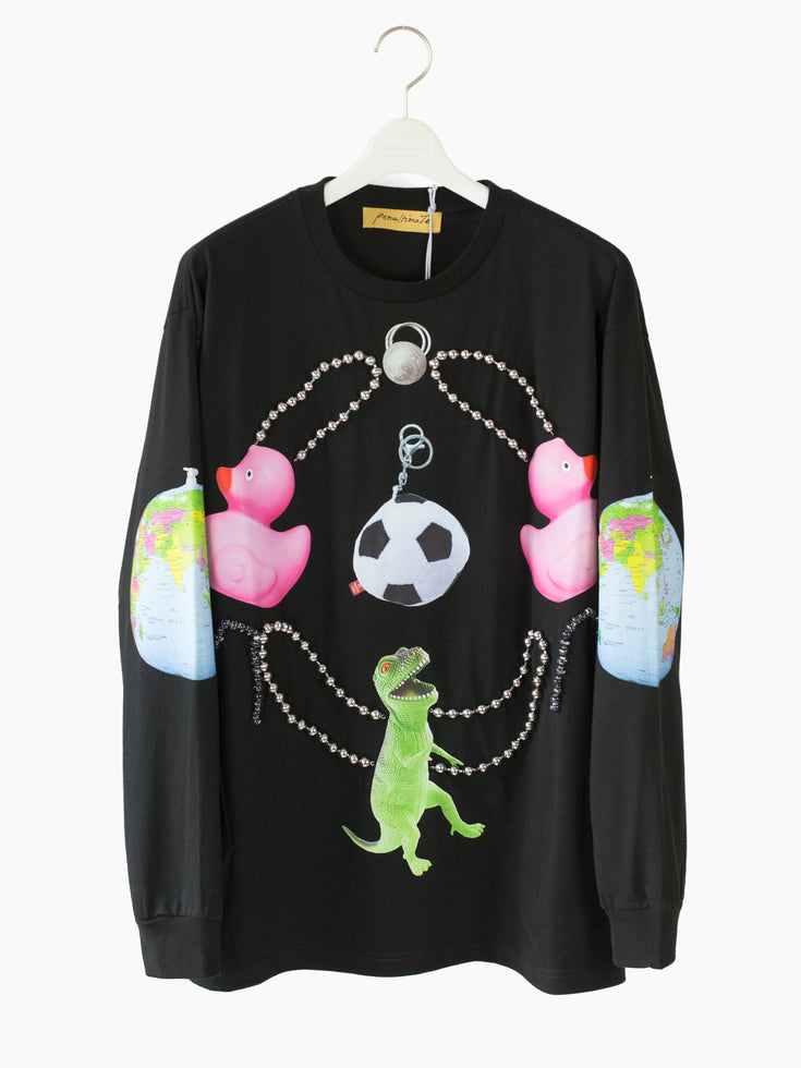 Penultimate SS22 Beaded Vinyl Print L/S T-Shirt