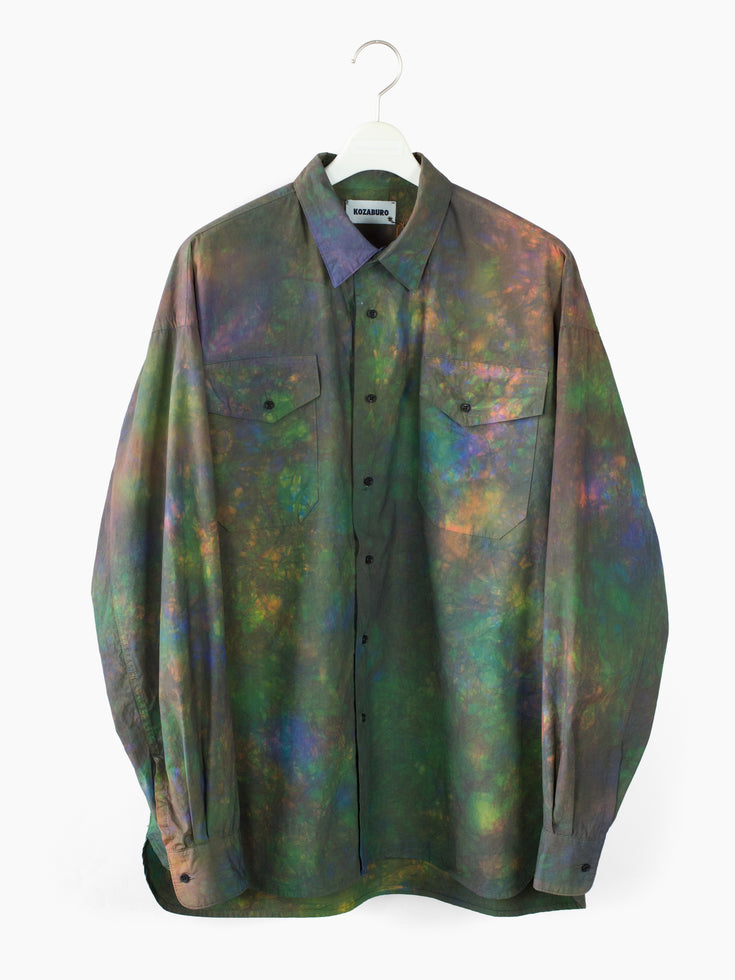 Kozaburo SS22 Cosmo Hand Dyed 2-Pocket Shirt