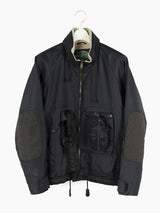Le Monde Entier 90s Black Nylon Fishing Jacket