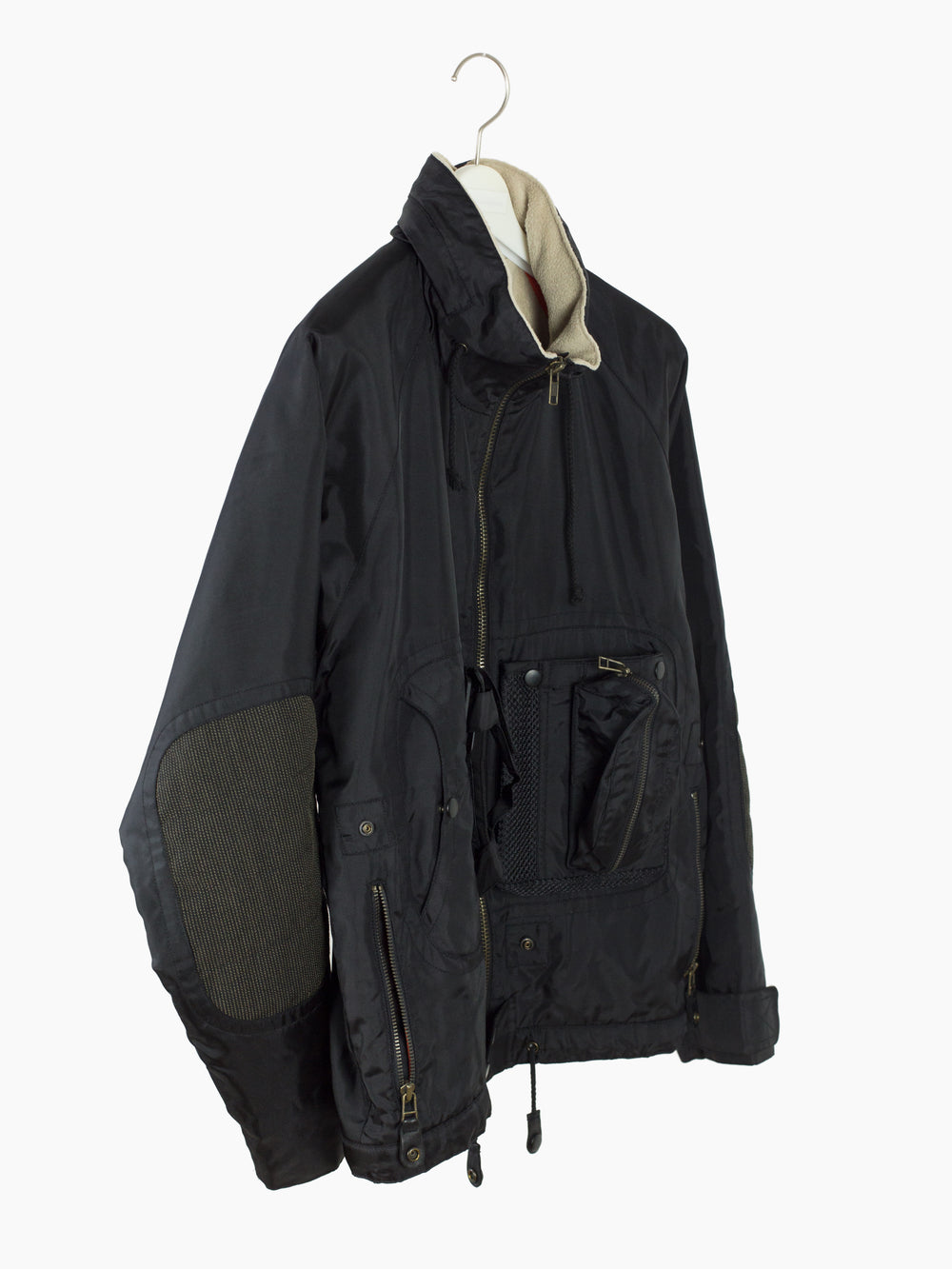 Le Monde Entier 90s Black Nylon Fishing Jacket