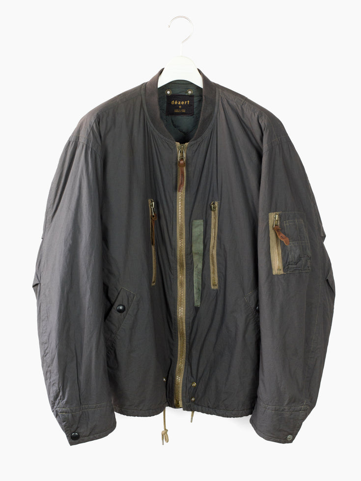 Dézert 80s Cotton Zippered Cargo Bomber