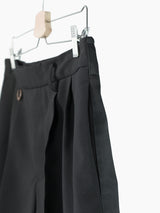 Soshiotsuki SS22 Tropical Wool Side Strap Shorts