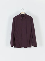 Kiko Kostadinov SS18 00042018 Maroon 'Cubist' Overshirt