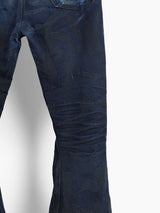 Kozaburo SS19 Calligracamo Short 3D Bootcut Jeans