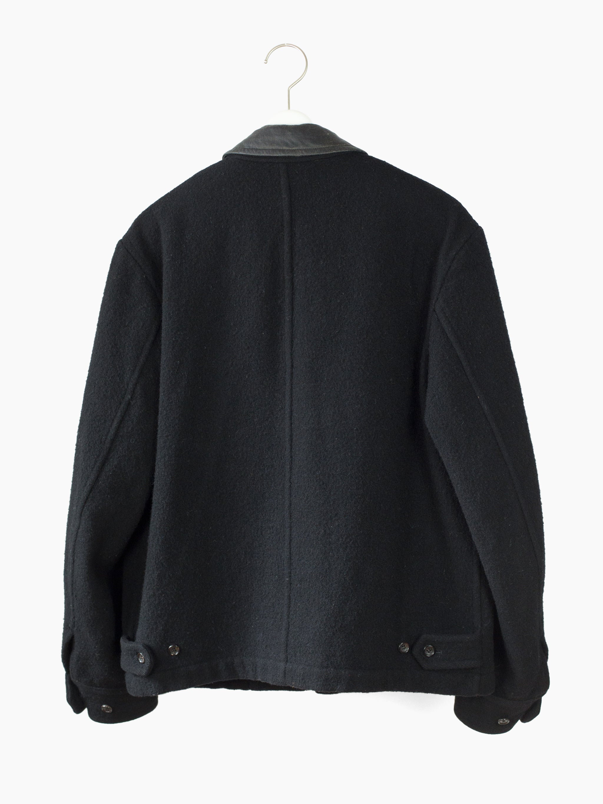 Comme des Garçons Homme Plus SS96 Boiled Wool Zip Blouson – HUIBEN