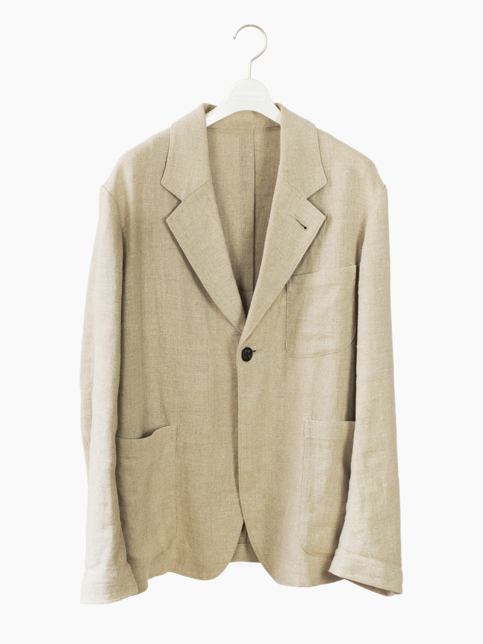 Kozaburo SS19 Linen Sack Fit SB Blazer – HUIBEN