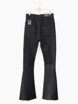 Kozaburo AW20 Black Long 3D Bootcut Jeans – HUIBEN