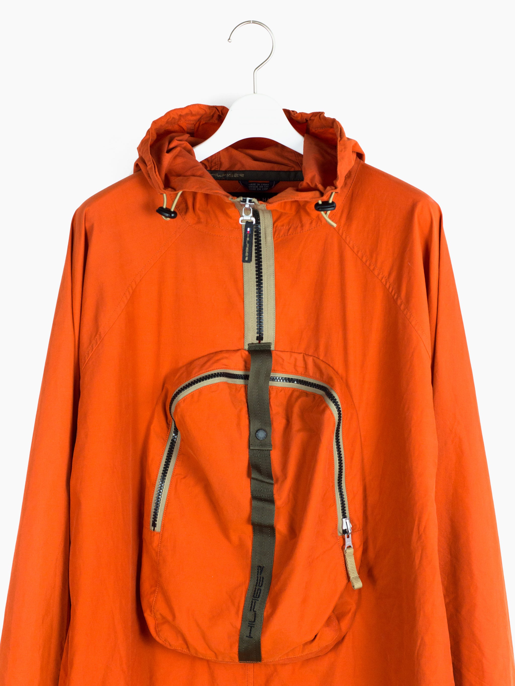Tommy Hilfiger 90s Convertible Orange Anorak-Bag – HUIBEN