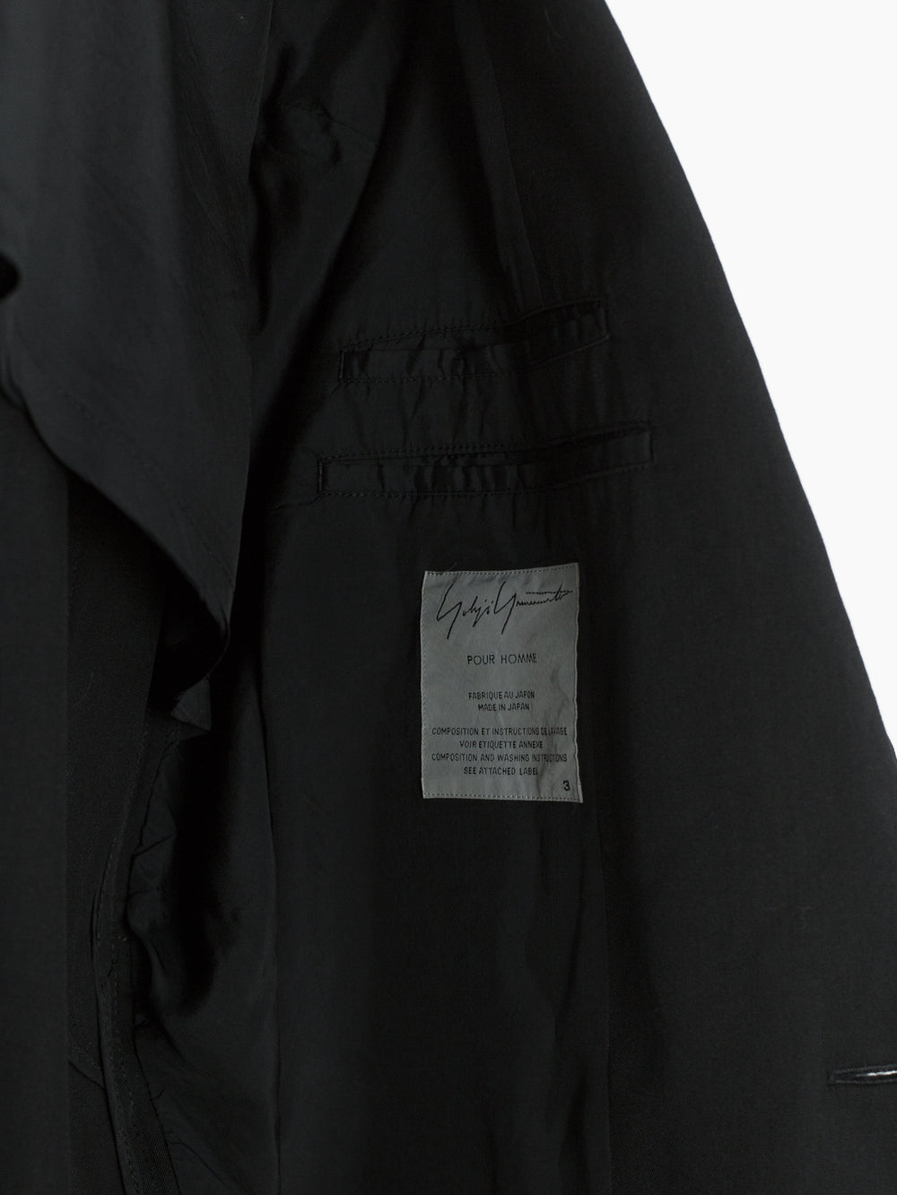 Yohji Yamamoto Pour Homme SS07 Wool Gab Utility Blazer – HUIBEN
