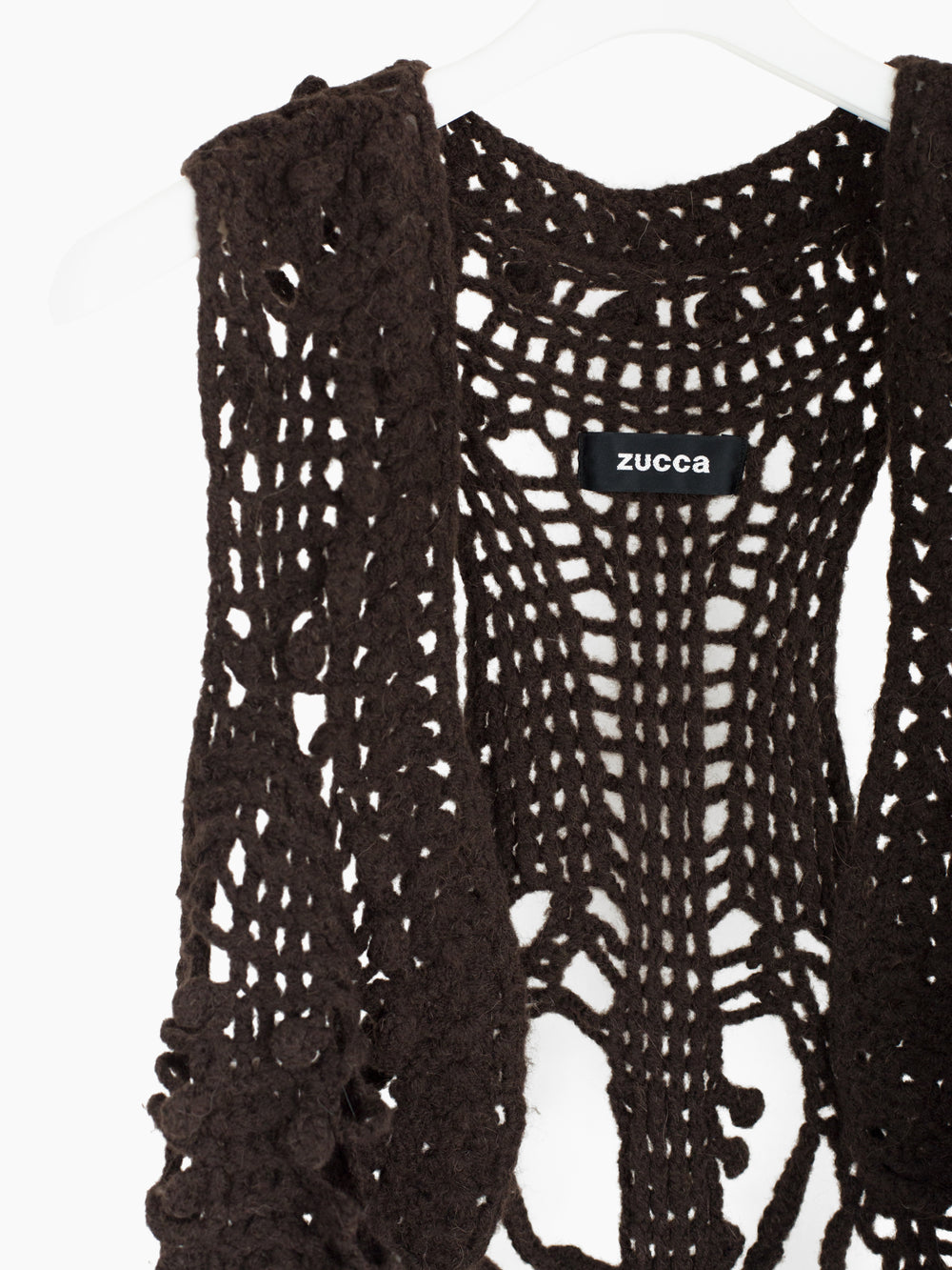 Zucca 00s Spiderweb Crochet Holster Vest