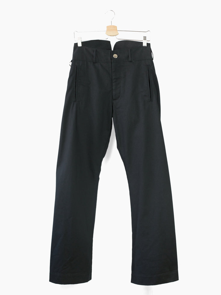 Ramon Rivera High Waisted Split-Back Flared Trousers