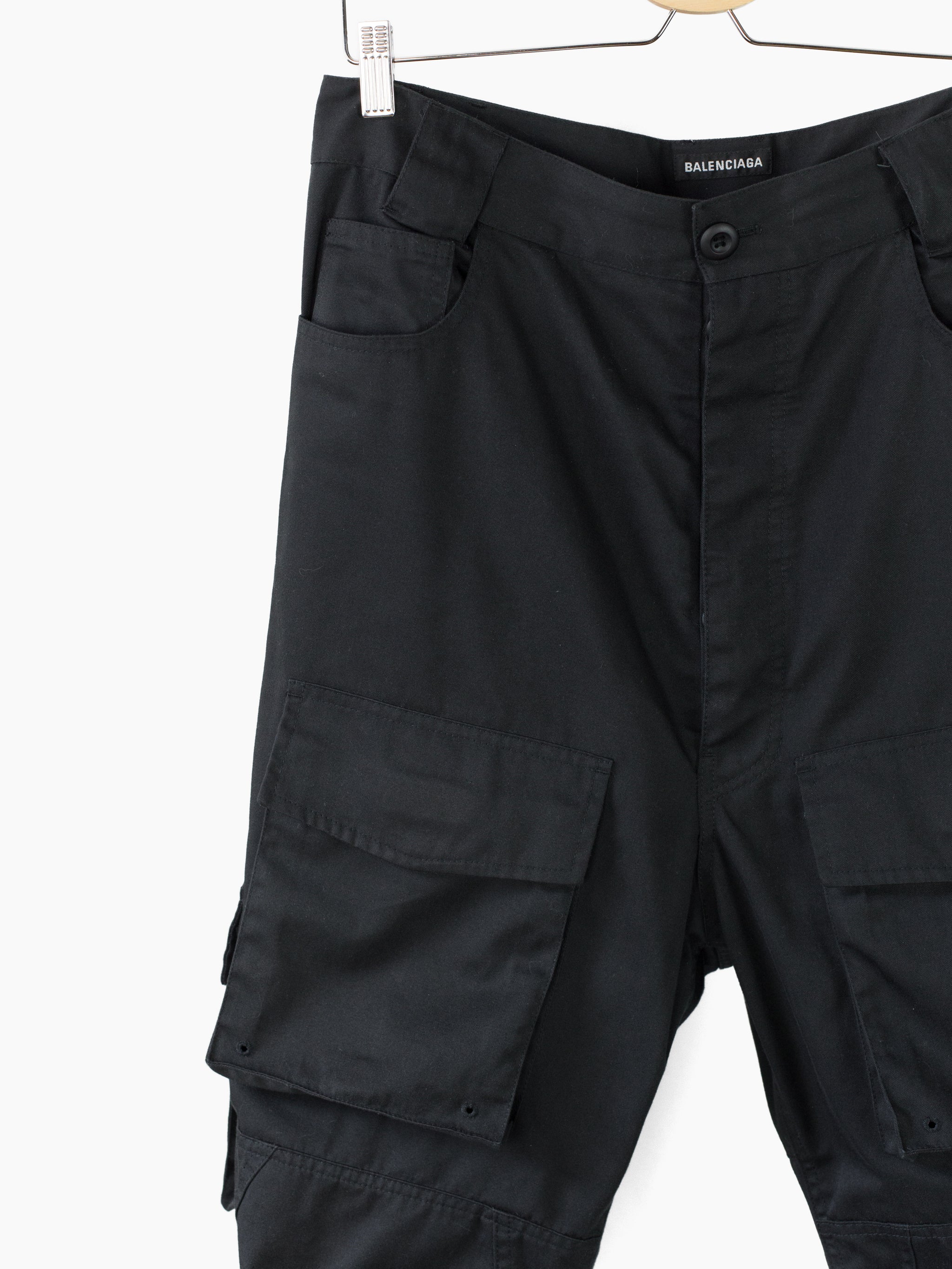 Shop Balenciaga Multi-Pocket Cargo Pants