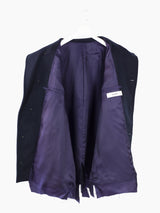Sulvam AW22 Asymmetrical Melton Chore Coat