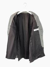 Sulvam AW22 Houndstooth Slashed 3B Suit Jacket