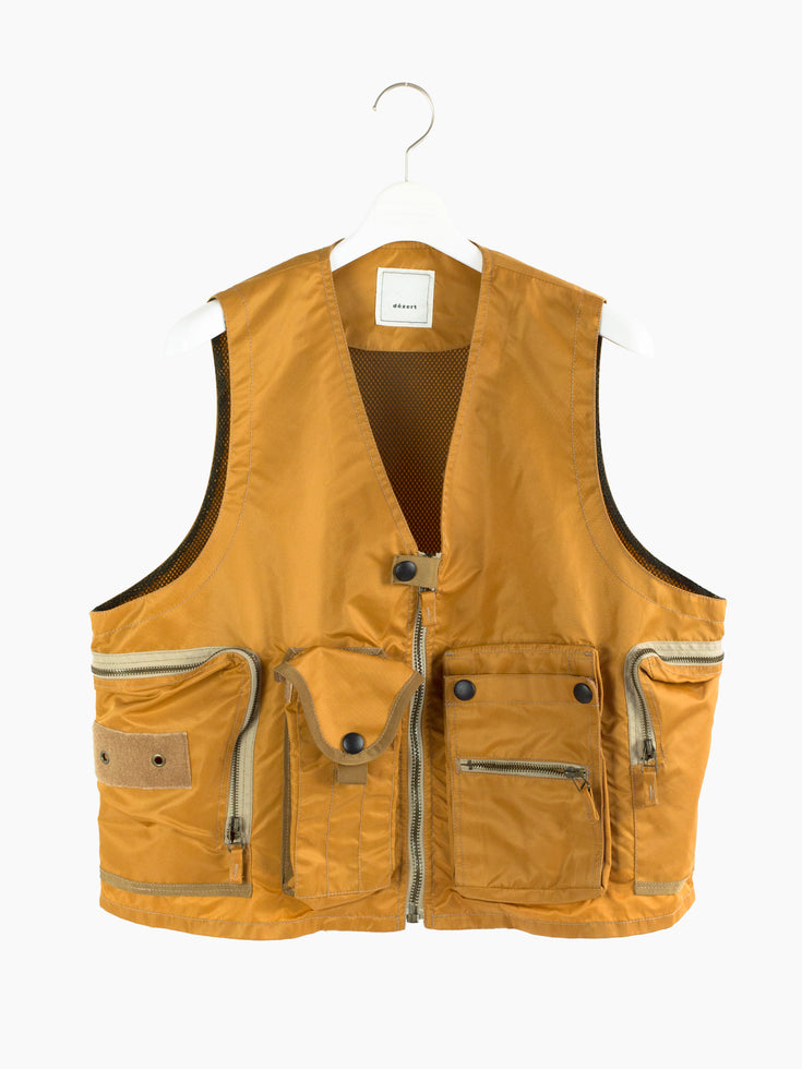 Dézert 90s Mustard Nylon Fishing Vest