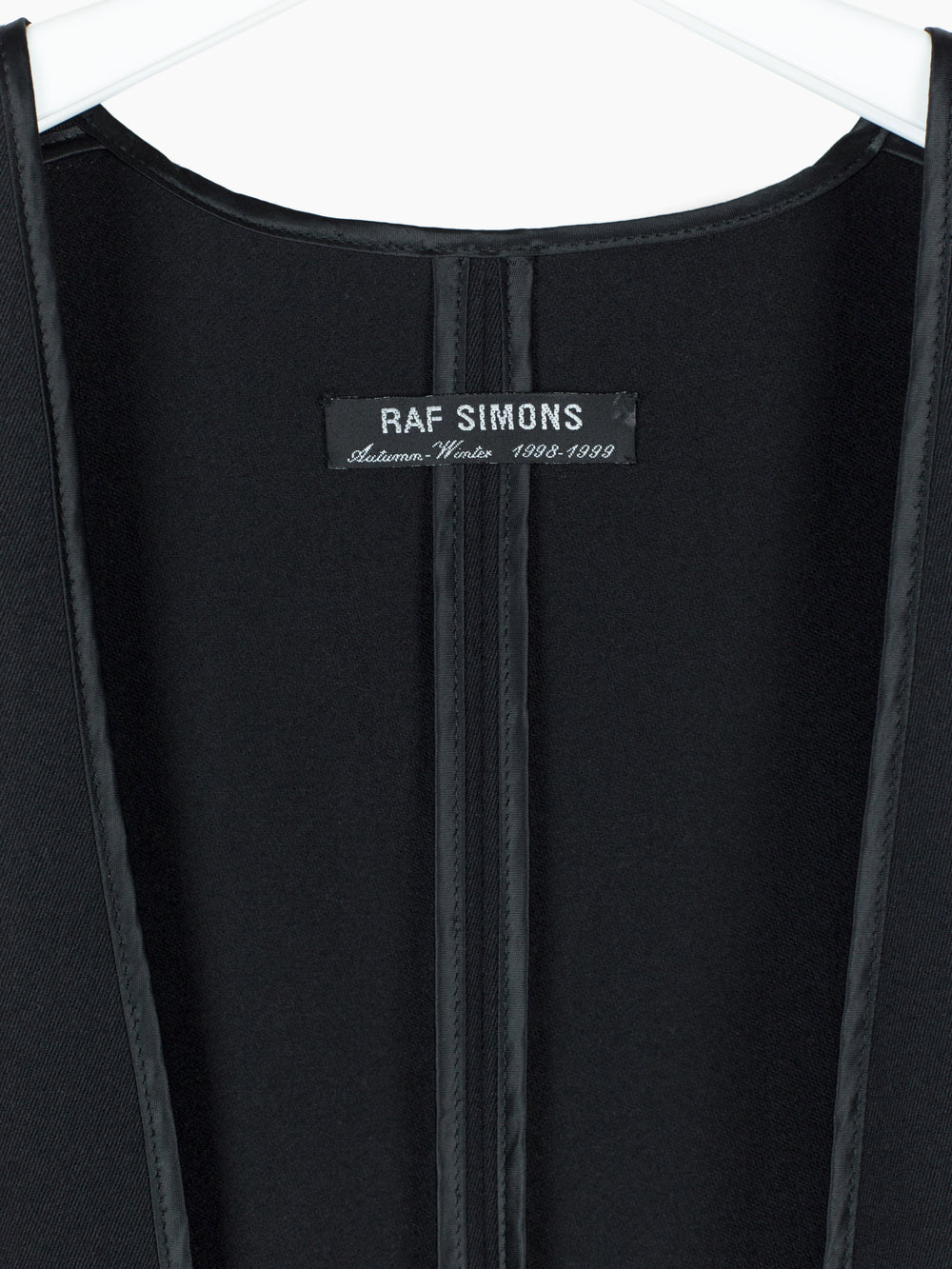 Raf Simons AW98 Worsted Wool Long Vest