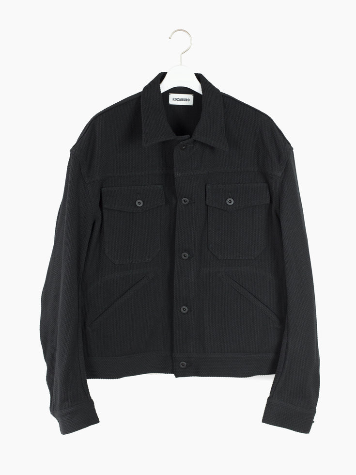 Kozaburo AW22 Sashiko Oversized Trucker Jacket