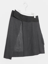 Rick Owens AW10 Leather Slit Skirt