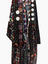 Penultimate AW21 Silk Velour Embellished Coat