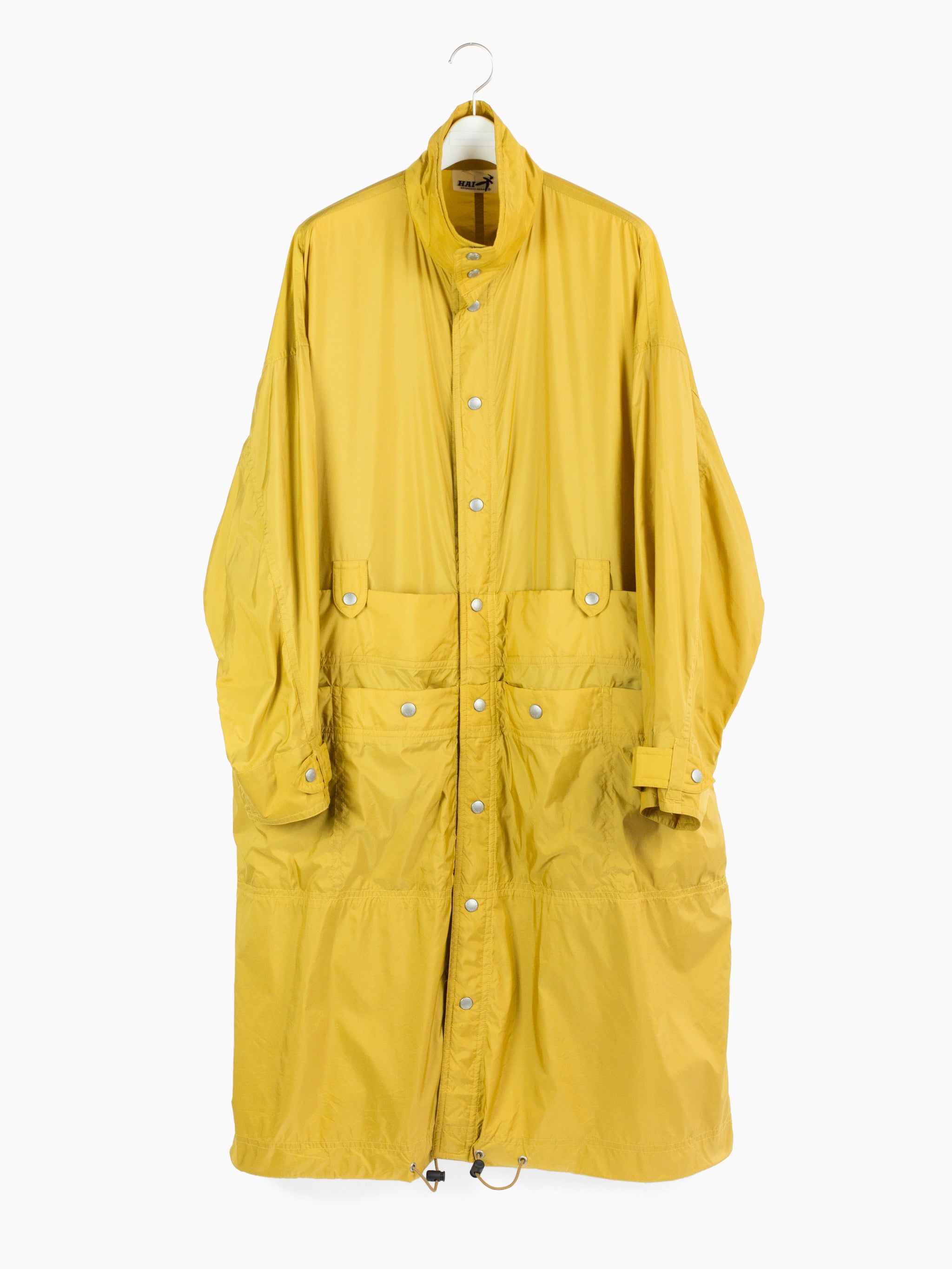 hai sporting gear Hai Sporting Gear 90s Nylon Taffeta Cargo Coat – HUIBEN