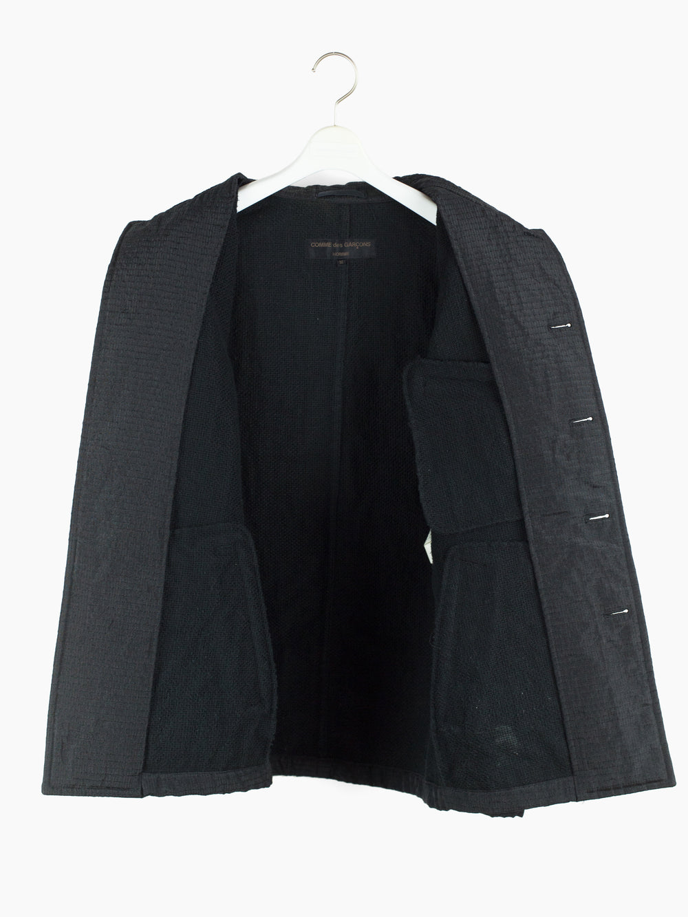 Comme des Garçons Homme 2002 Sashiko Textured Deck Jacket