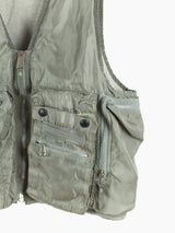 Dézert 90s Grey Nylon Fishing Vest