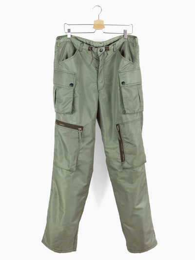 Dézert 90s Quilted Nylon Multi Pocket Flight Pants