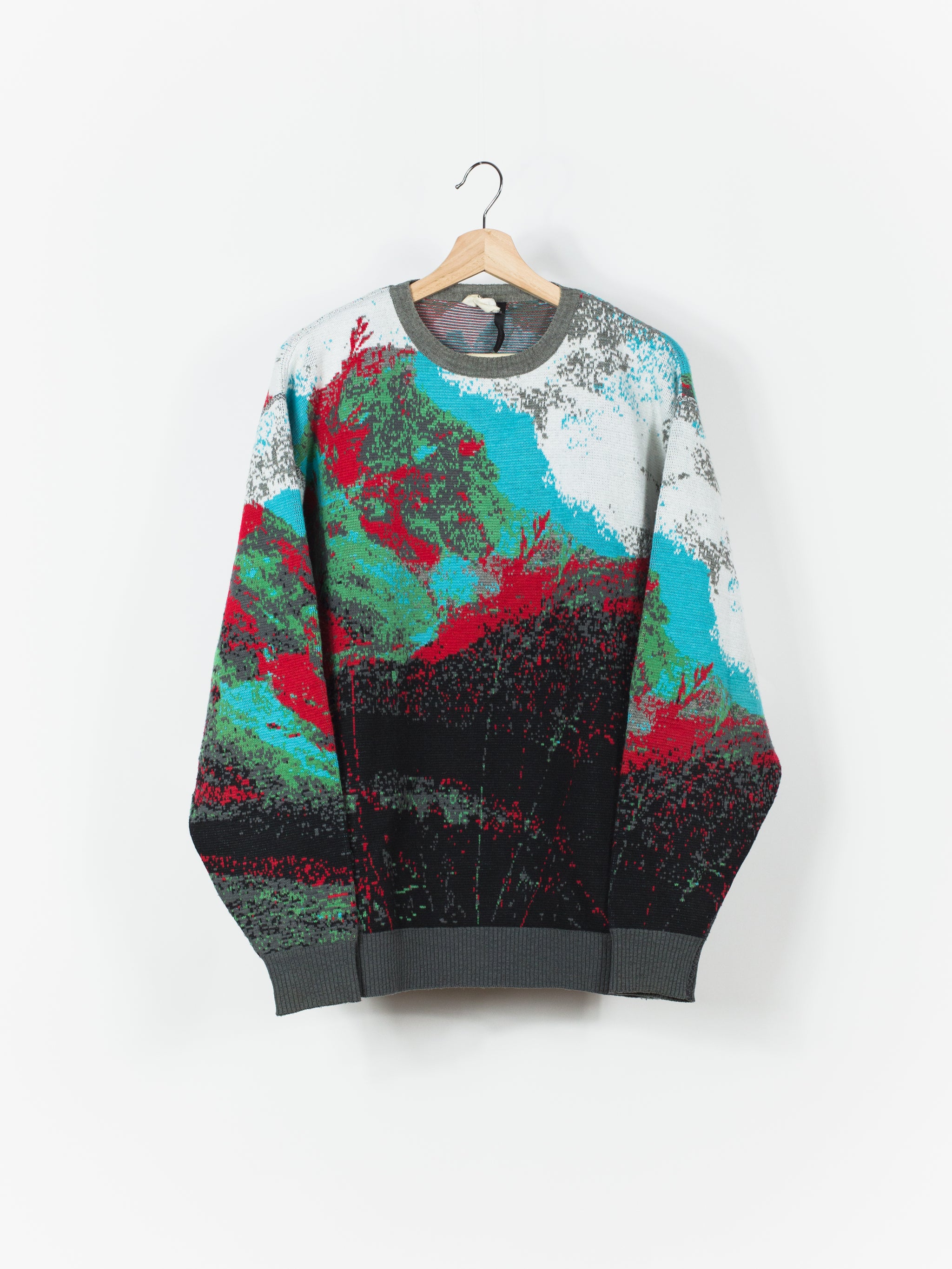 Bless x Oxbow 2009 Anaglyph 3D Skolpen Knit Sweater – HUIBEN