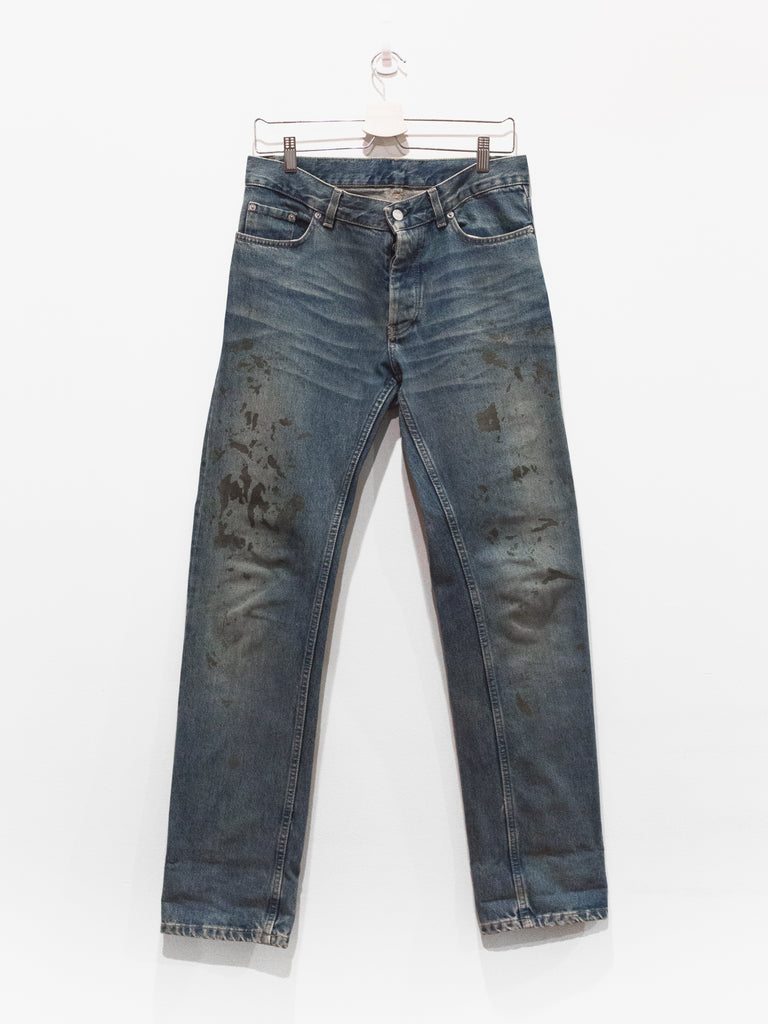 Helmut Lang Gold Splatter Painter Denim – HUIBEN