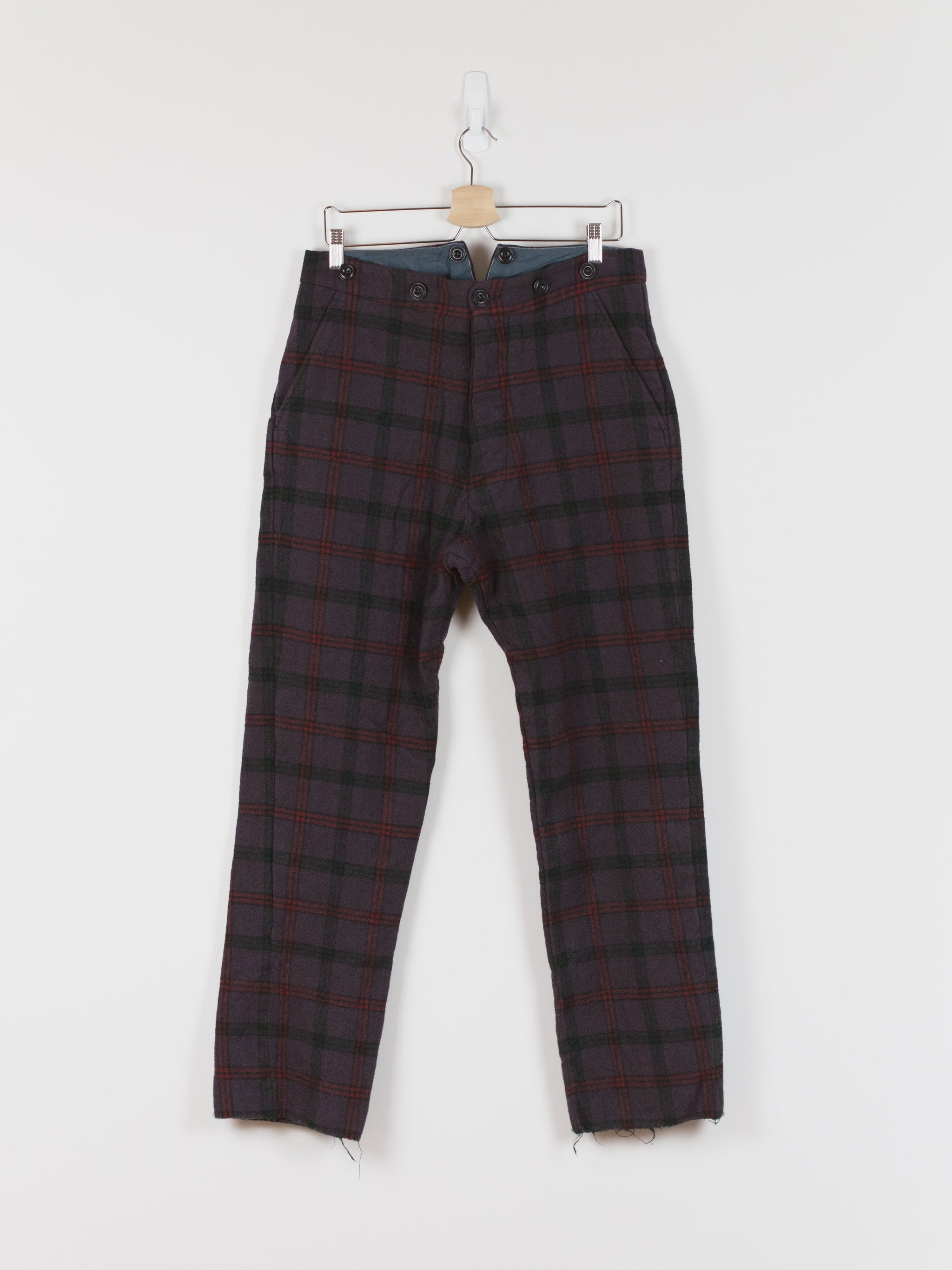 John Alexander Skelton AW18 Check Melton Trouser – HUIBEN