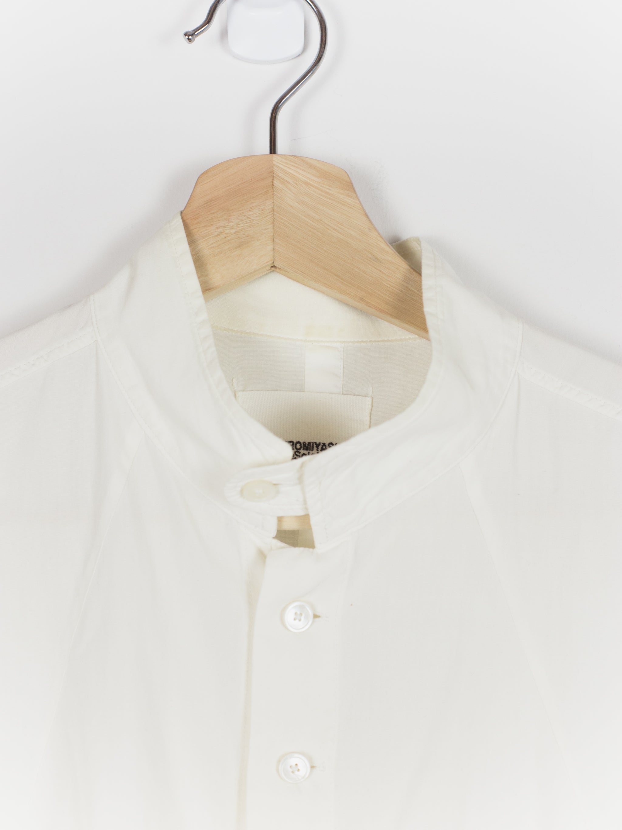 定価51450円The Soloist layered banded collar shirt