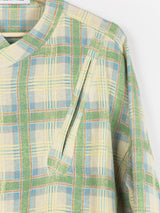Kiko Kostadinov SS19 00062019 Apajerito Shirt (Green Madras Check)