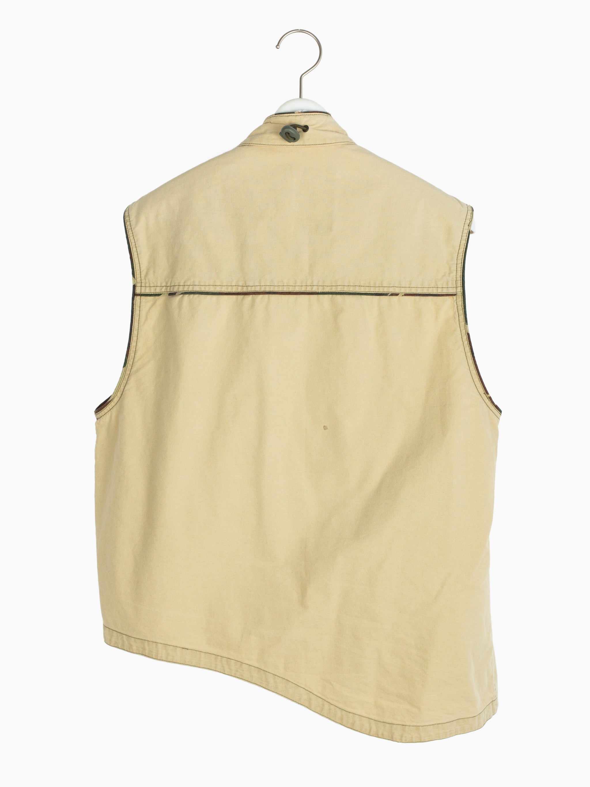 Asymmetric Longline Vest - Khaki – Manamou