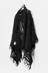 Yohji Yamamoto Y's Destroyed Knit Shawl
