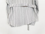 Craig Green AW16 Wool Striped Strap Shirt