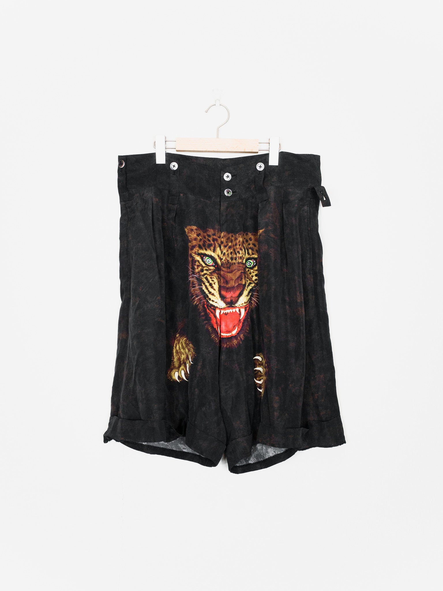 Yohji Yamamoto Pour Homme AW09 Tiger Print Boxing Shorts Yohji Yamamoto Pour Homme AW09 Tiger Print Boxing Shorts